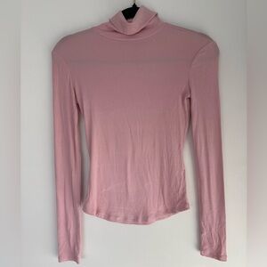 Sunday Best. Powder Pink Turtleneck. XS